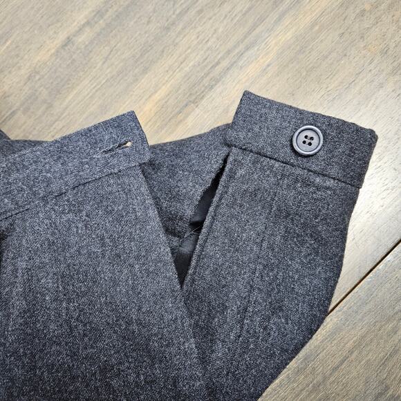 Vintage Pendleton Miss Gray Wool Dress Pants High Rise Pleated USA Womens 80s - Picture 6 of 12